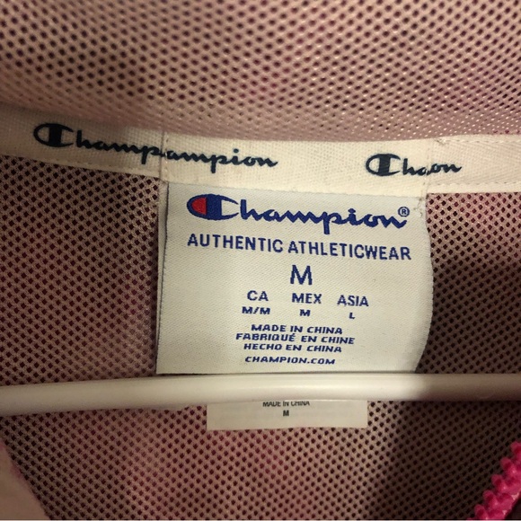 Champion jacket tie dye rare Hoodie jacket Pink M - Picture 4 of 11